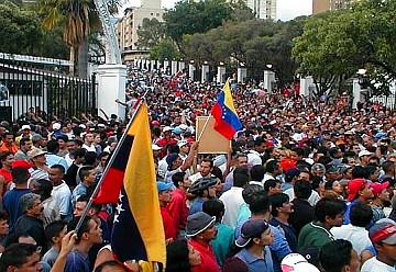 El protagonismo del pueblo venezolano se ha garantizado en la calle y no en el suporte de los dirigentes del extinto MVR - Foto:Radio Mundial YKVE