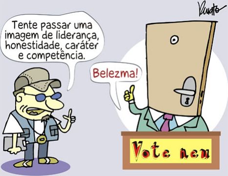 Com discursos pré-fabricados, os marketeiros moldam a imagem de seus políticos como produtos palatáveis, buscando atingir fatias de mercado eleitoral, cuja moeda de troca para a empatia e alta exposição é o voto eletrônico. Tudo o que gerar estranhamento e polêmica em excesso, deve ser retirado dos conteúdos.  - Foto:Itiruçu repórter 