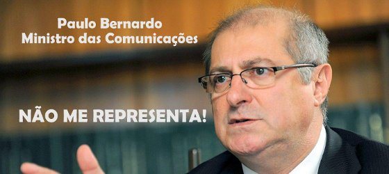 Paulo Bernardo Silva, ex-dirigente sindical bancário, materializa o conceito de que a política profissional é uma fábrica de traidores de classe. O ministro das Comunicações de Dilma faz justiça a “nobre” estirpe de ACM e Hélio Costa na defesa dos interesses dos capitais à frente da pasta.  - Foto:tatianeps.net 