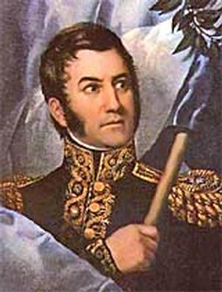 José de San Martin, libertador do Sul do mundo, cruzou os Andes de a cavalo, combatendo Império d Espanha no Pacífico e no Atlântico. - Foto: